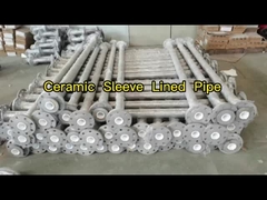 SUS304 Tuyaux en acier recouverts de céramique à manches en céramique