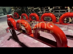 Pompes de béton lisse coude Poids léger Pompes de béton Boom Pipe de béton pompe coude doublure céramique