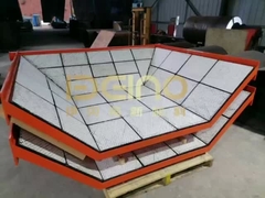 L'aluminium est utilisé pour les revêtements d'usure des parachutes.