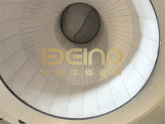 Pipe de revêtement en céramique d'aluminium à coude durable et pour les systèmes de tuyauterie industrielle