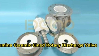 Valve de décharge rotative recouverte de céramique d'aluminium